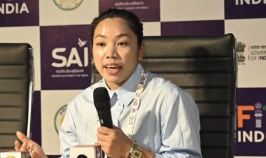 “एशियन गेम्स में पदक मेरा एक अधूरा सपना है,” रायपुर में केआईटीजी उद्घाटन पर बोलीं टोक्यो ओलंपिक रजत पदक विजेता मीराबाई चानू