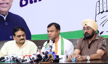 कांग्रेस ने प्रेस कॉन्फ्रेंस कर बोला हमला:  31 मार्च तक पूरा होगा संगठन विस्तार