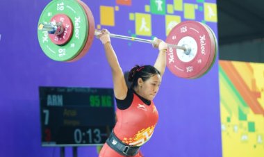 खेलो इंडिया ट्राइबल गेम्स : 58 किग्रा महिला वेटलिफ्टिंग में अरुणाचल की अनाई वांग्सू ने जीता स्वर्ण