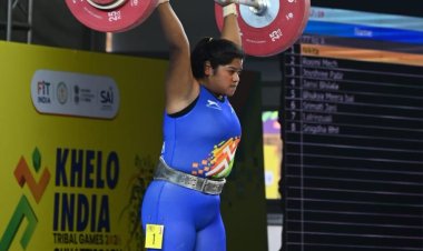 खेलो इंडिया ट्राइबल गेम्स डे 4 राउंड-अप : वेटलिफ्टर निकिता ने छत्तीसगढ़ को दिलाया पहला स्वर्ण,तैराकी में ओडिशा की महिलाओं का दबदबा
