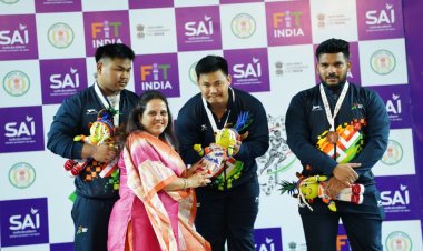 खेलो इंडिया ट्राइबल गेम्स :  वेटलिफ्टिंग स्पर्धा में अरुणाचल पुरुष और असम महिला वर्ग में ओवरऑल चैम्पियन