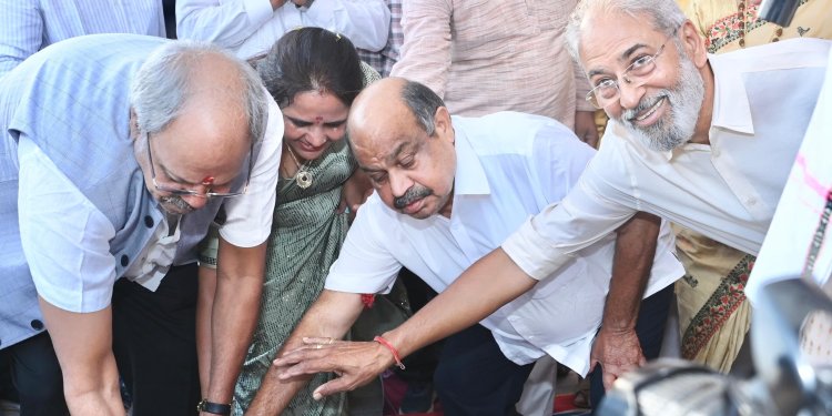 सांसद बृजमोहन अग्रवाल ने किया लाखों के विकास कार्यों का भूमिपूजन