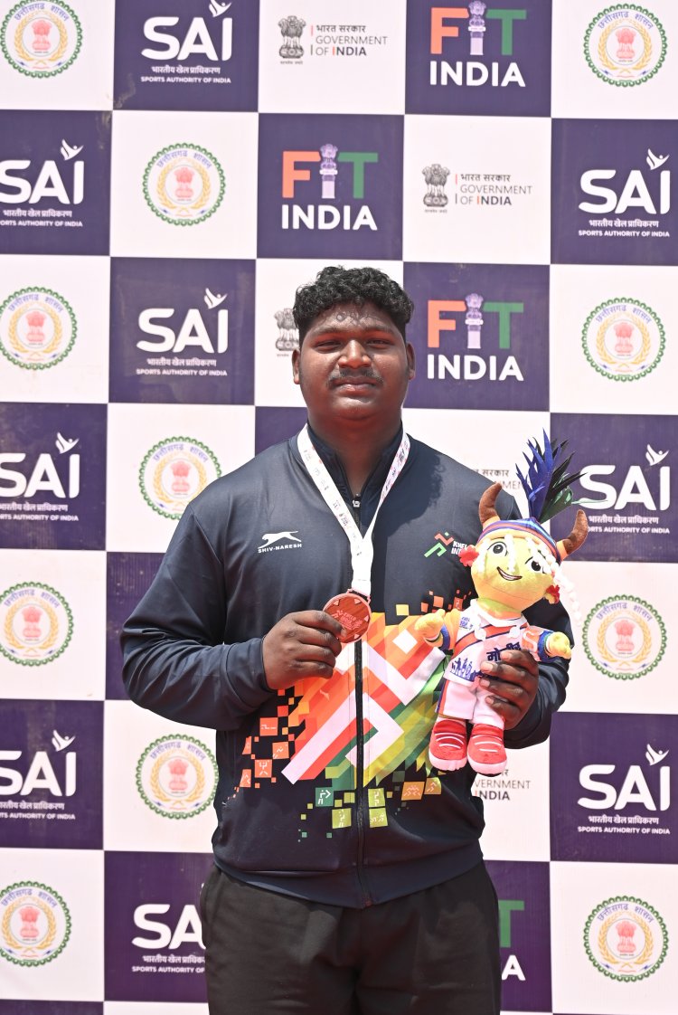 Good News :  छत्तीसगढ़ के सिद्धार्थ नागेश ने शॉट पुट में स्वर्ण, डिस्कस थ्रो में रजत जीता