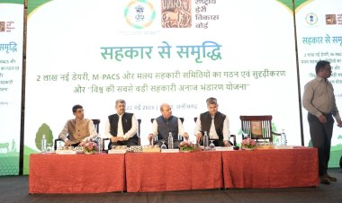 "सहकार से समृद्धि की ओर" नवा रायपुर में मंथन, छह राज्यों की क्षेत्रीय सहकारिता कार्यशाला में हुई महत्वपूर्ण चर्चा