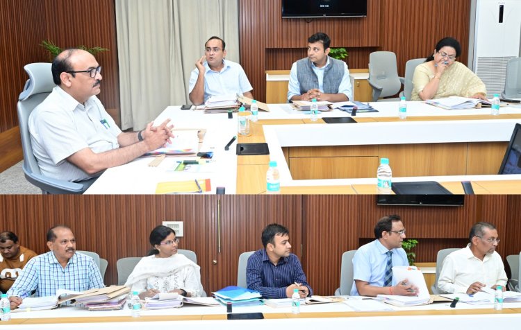 सीएस ने ली छत्तीसगढ़ रेल कॉर्पोरेशन की बैठक : रेल परियोजनाओं की प्रगति और बोर्ड के कार्यों की समीक्षा