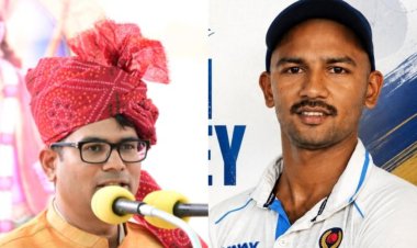 छत्तीसगढ़ के लाल ने बढ़ाया मान, आयुष पांडे इंडिया 'A' टीम में शामिल,वित्त मंत्री ओपी चौधरी ने दी बधाई