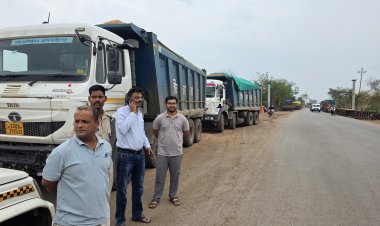 धड़ल्ले से चल रहे अवैध रेत खनन और परिवहन पर शिकंजा, 10 हाइवा जब्त