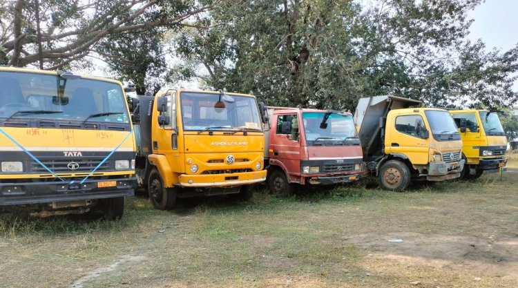रेत और कोयला माफियाओं में हड़कंप, खनिज विभाग ने 8 वाहन किए जब्त,कई मामले दर्ज