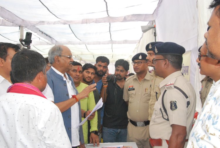 अवैध शराब और सरकारी भूमि पर अतिक्रमण बर्दाश्त नहीं, सांसद  बृजमोहन ने अधिकारियों को लगाई फटकार