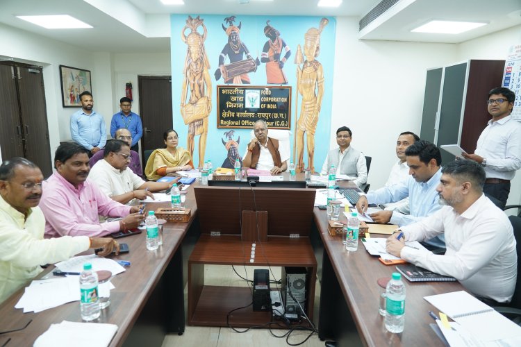 किसानों को उचित मूल्य, जनता को निर्बाध राशन मिले, FCI बैठक में बृजमोहन अग्रवाल ने दिए सख्त निर्देश*
