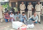 रायपुर पुलिस ने ओडिशा तक सप्लाई चेन तोड़ी,2 महिला सहित 5 तस्करों से 46 किलो गांजा जब्त