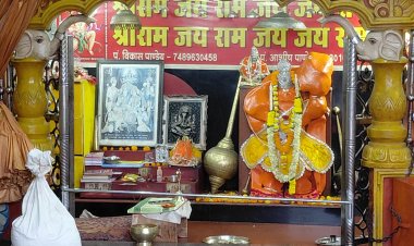 मूसलाधार बारिश भी आस्था के आगे हुई बेअसर: रेलवे स्टेशन के सर्व धर्म संकट मोचन हनुमान मंदिर में 6 हजार श्रद्धालुओं ने पाया महाप्रसाद