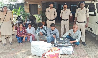 रायपुर पुलिस ने ओडिशा तक सप्लाई चेन तोड़ी,2 महिला सहित 5 तस्करों से 46 किलो गांजा जब्त