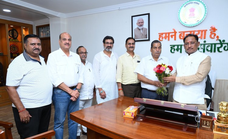 सीएम साय से मिले सराफा व्यापारी, सूरत और जयपुर की तर्ज पर जेम्स एंड ज्वेलरी पार्क की मांग