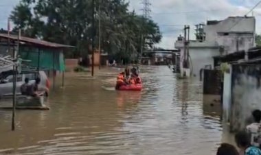 Raipur Breaking : धरसीवां के बाढ़ प्रभावित गांवों में रेस्क्यू ऑपरेशन,123 लोगों को सुरक्षित निकाला